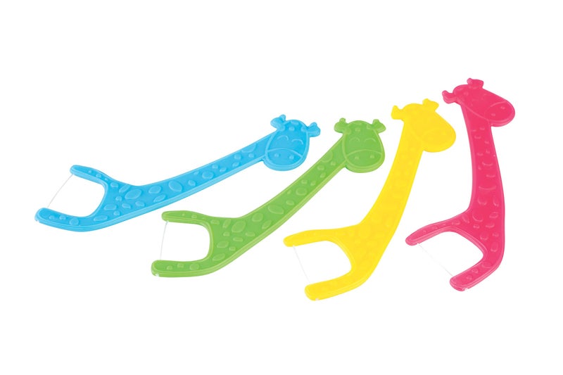 Practicon SmileGoods Giraffe Flossers, Individually Wrapped, Box of 200 - Image 2